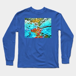 Tree Branch Reflection Long Sleeve T-Shirt